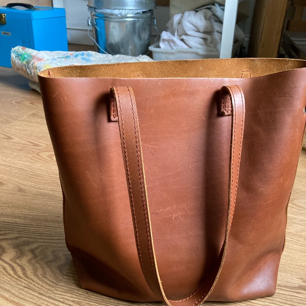 Portland Leather Tote Bag